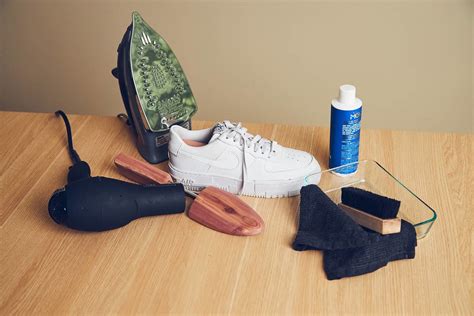 how to remove wrinkles from sneakers.